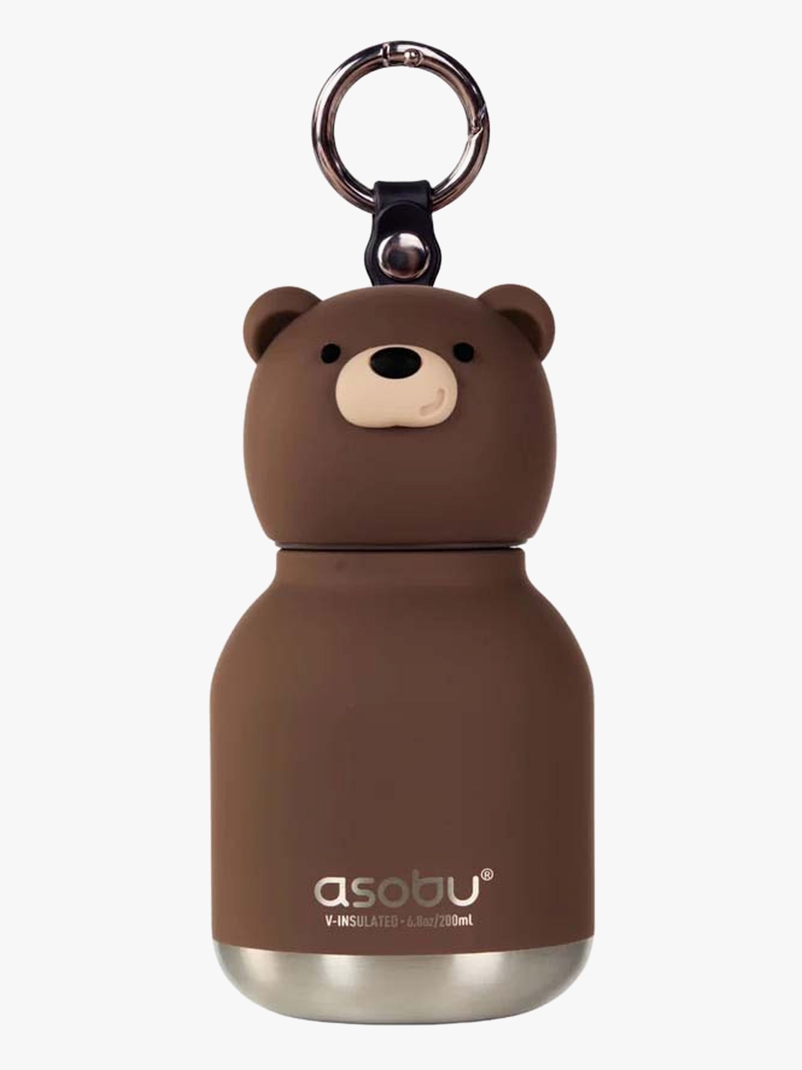 Asobu Bestie Mini Trinkflasche Bär, Braun