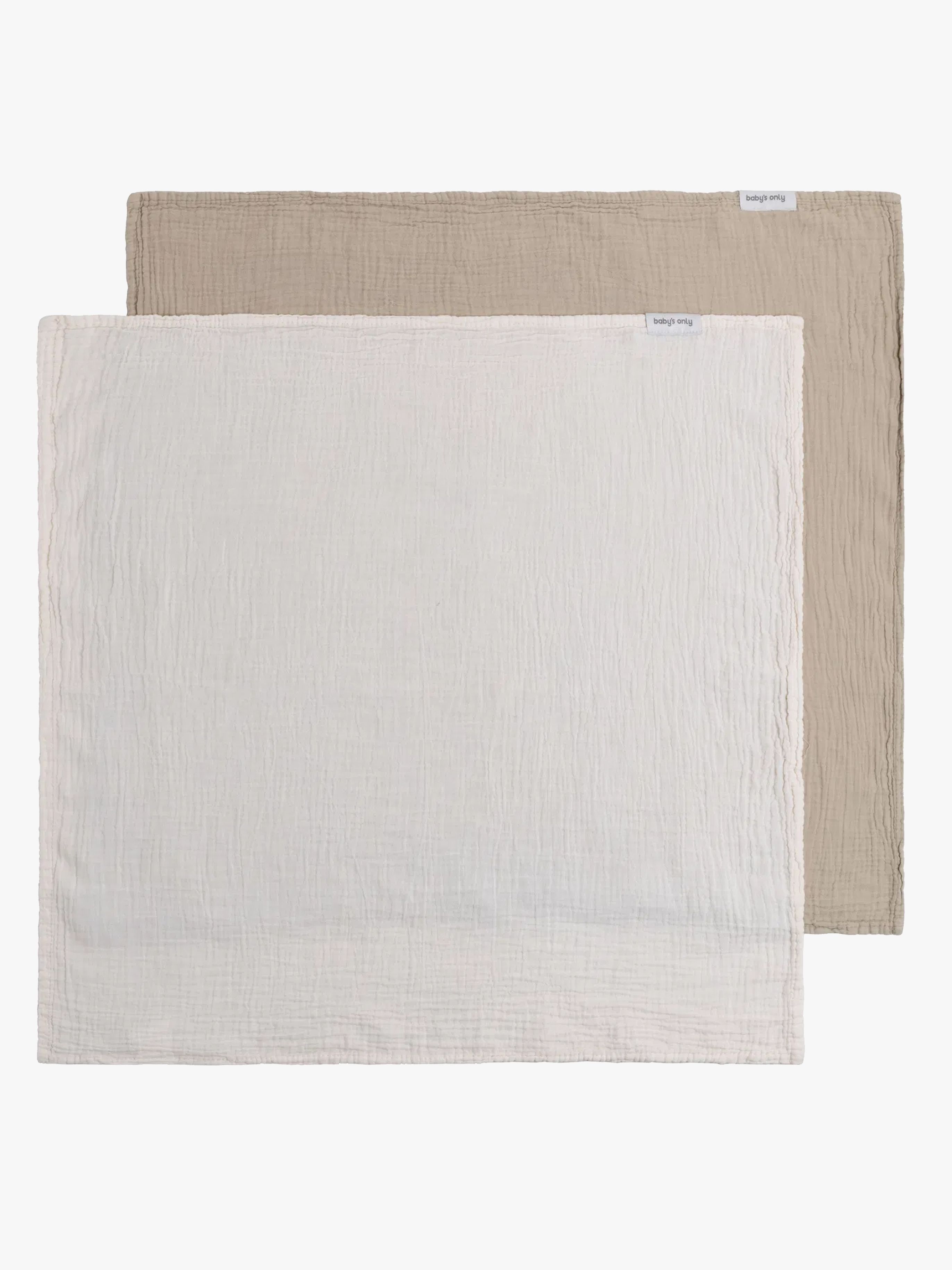 Pucktuch 115x115 cm 2er-Pack, Tender Beige