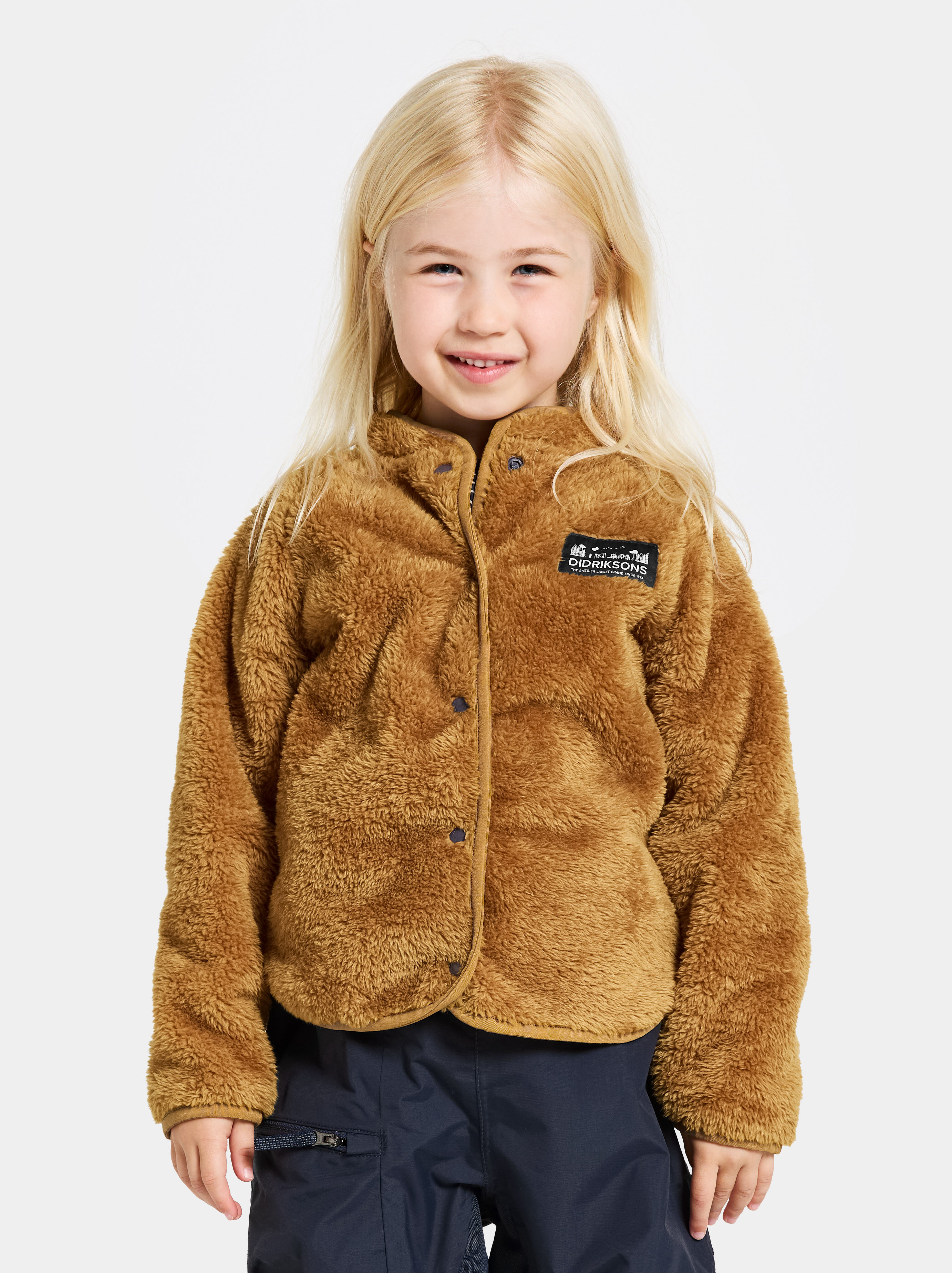 Didriksons Mylla Fleecejacke, Cumin, 140