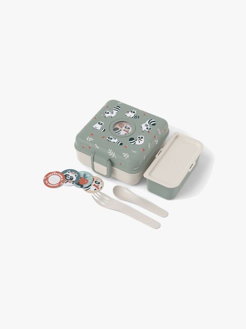 Monbento Snacky Bento Brotdose, Raccoon