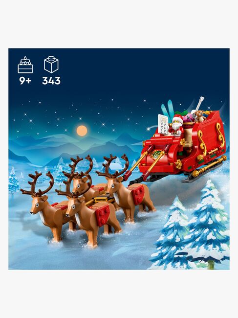 LEGO Iconic 40499 Schlitten des Weihnachtsmanns