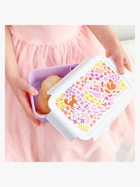 A Little Lovely Company Bento Brotdose, Blumengarten
