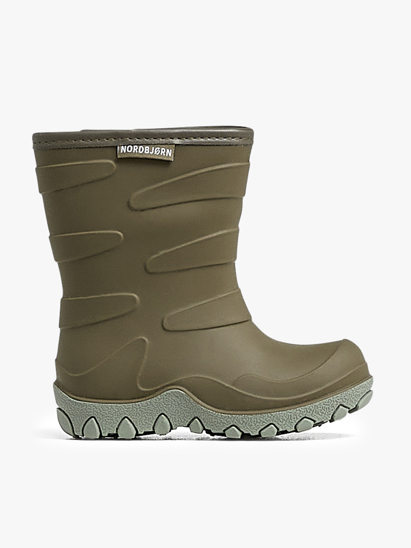 Grundsund Gefütterte Gummistiefel, Dark Olive, 28, Kindergummistiefel, Kinderstiefel, Gummistiefel kinder, Kids