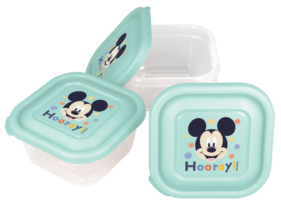 Disney Micky Maus Brotdose 3er-Pack