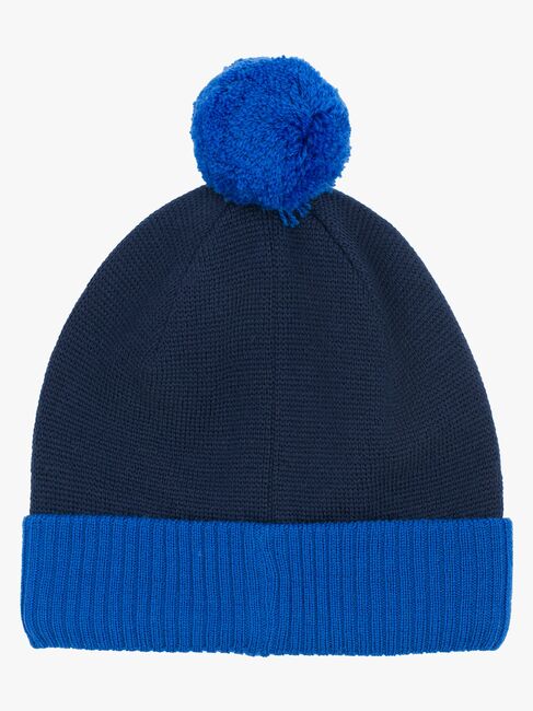 Viking Toasty Pom Pom Mütze Merinowolle, Blau