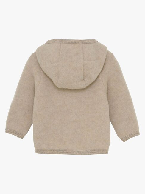 Huttelihut Wollfilz-Jacke Merinowolle, Camel Melange