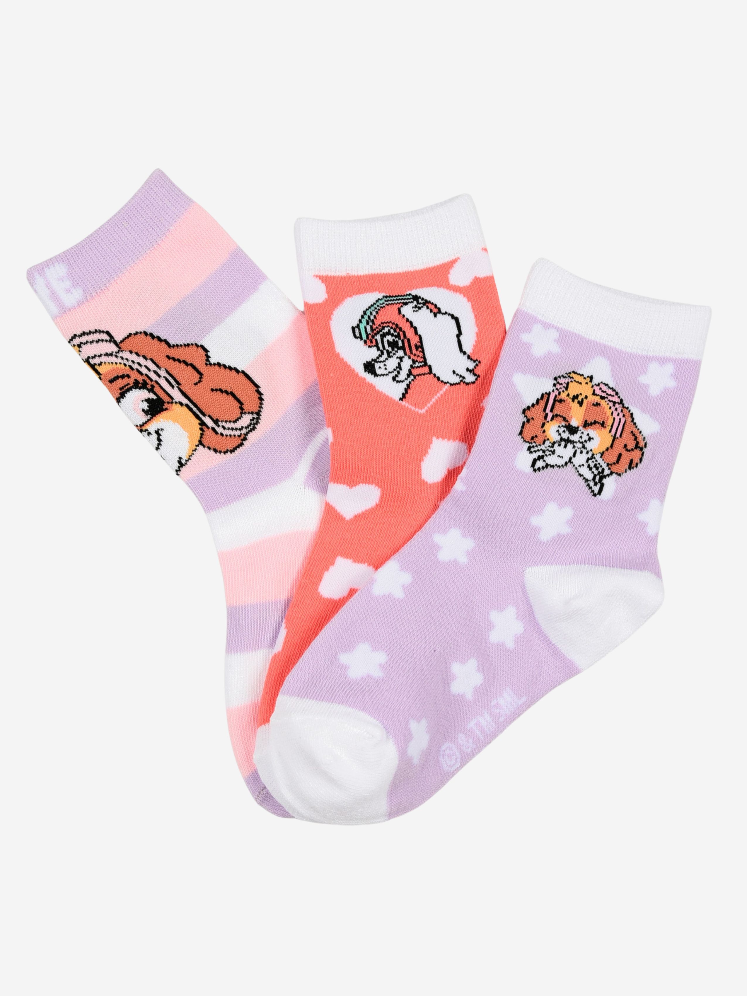 Socken 3er-Pack, Mehrfarbig, 31-34