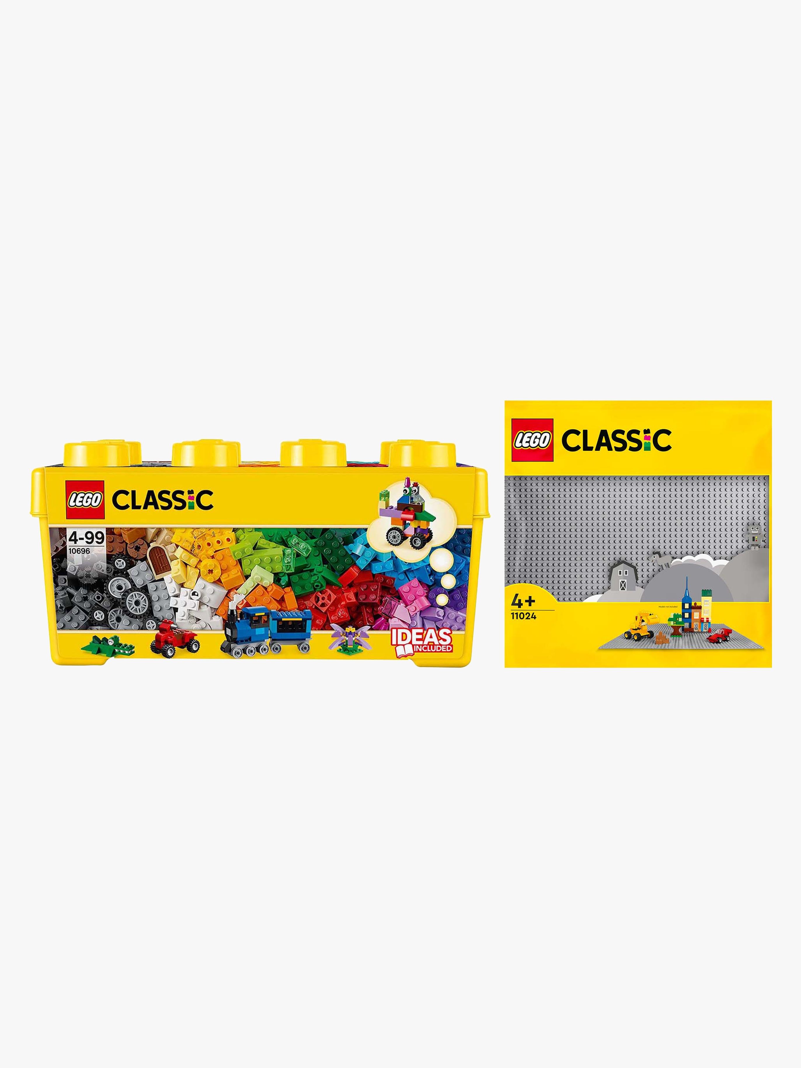 LEGO Classic 10696 Mittelgroße Bausteine-Box mit 11024 Bauplatte