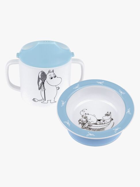 Mumin Wasser & Bad Geschirr-Set 2 Teile, Blau