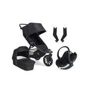 Baby Jogger City Elite 2 Kombikinderwagen inkl. BeSafe iZi Go Modular X2 Babyschale, Opulent Black/Jet