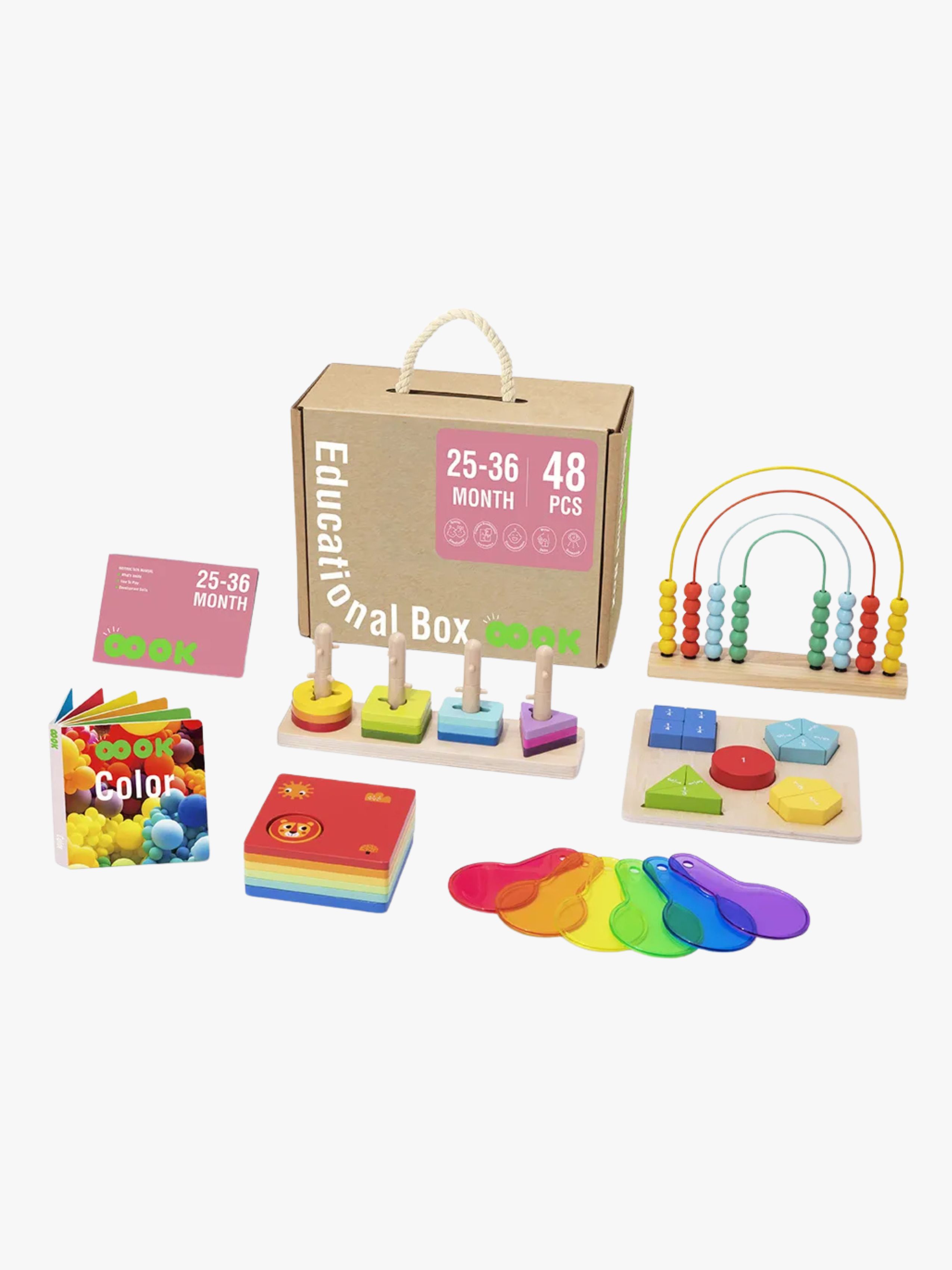 TookyToy Aktivitätsbox 25-36 Monate, Babyspielzeug