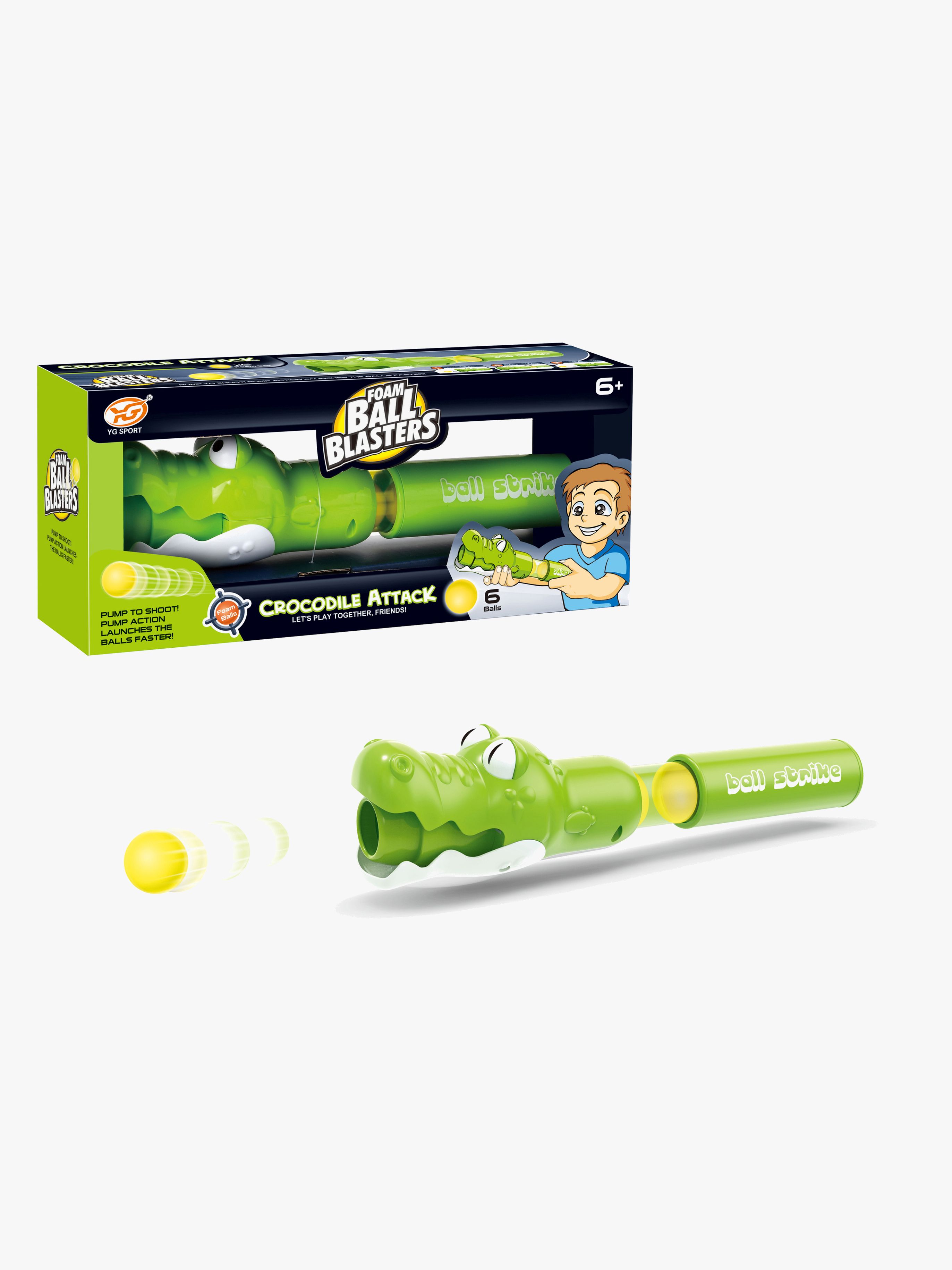 Foam Ball Blaster Krokodil