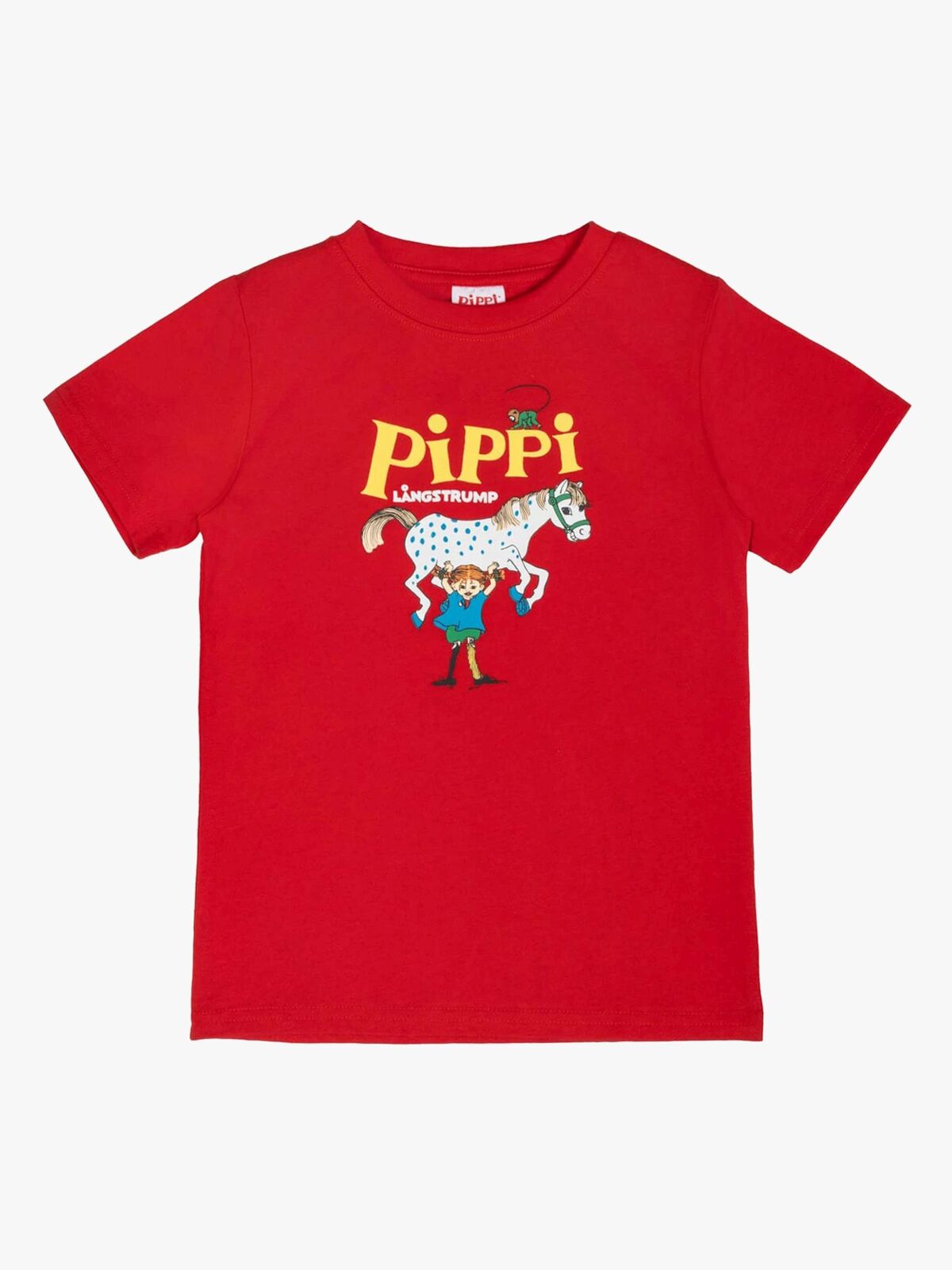 Pippi Langstrumpf X Martinex Pippi Logo T-Shirt, Rot