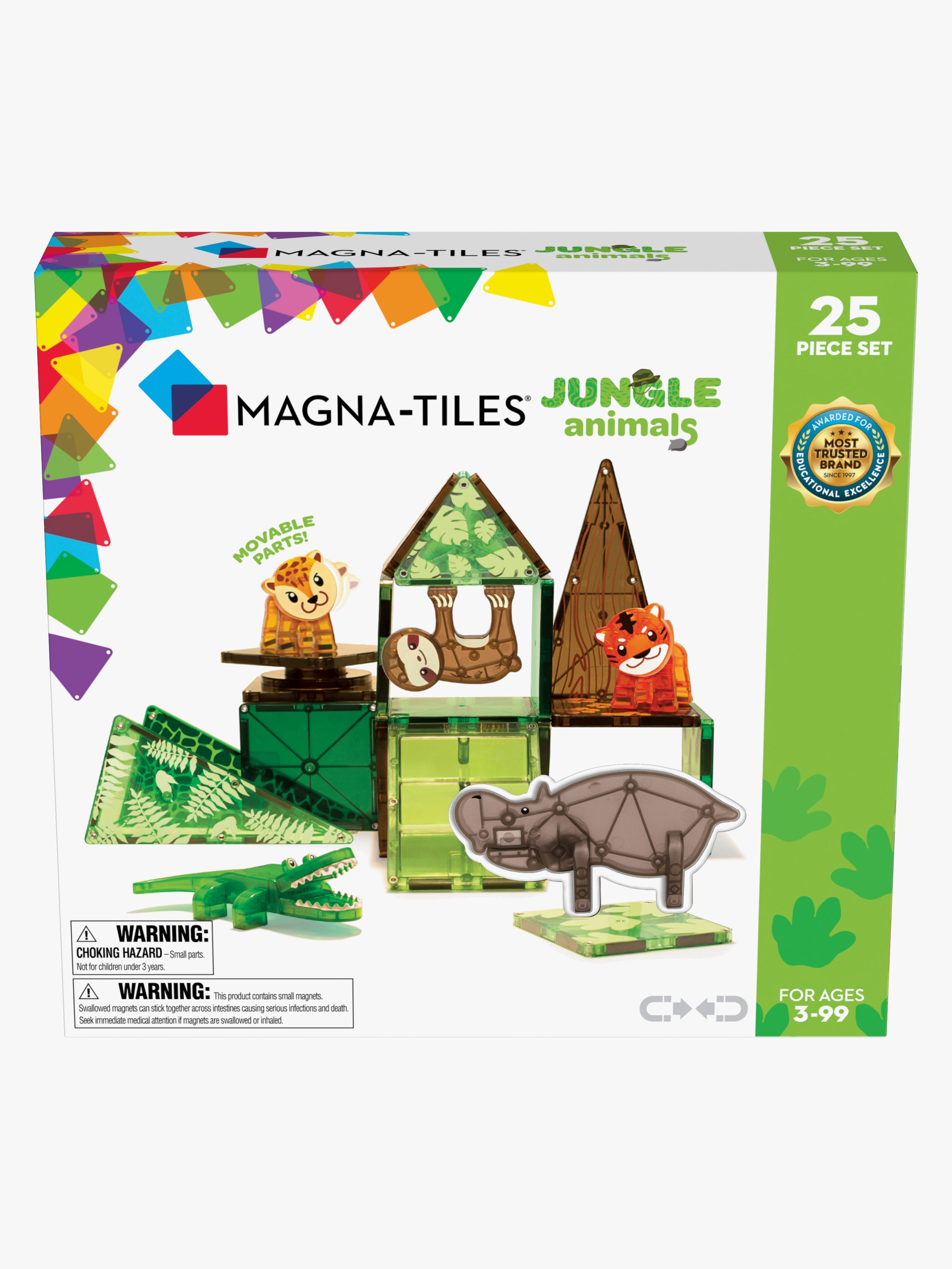 MAGNA-TILES Dschungeltiere Bausatz 25 Teile