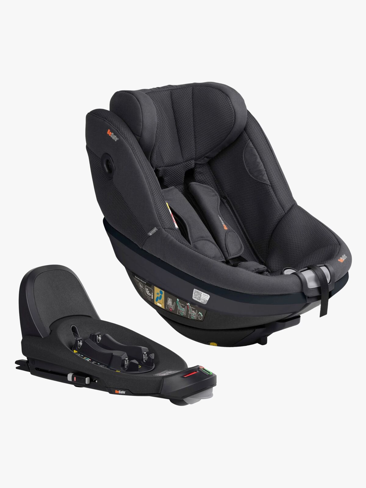 BeSafe Beyond² Kindersitz inkl. Beyond Basis, Anthracite Mesh