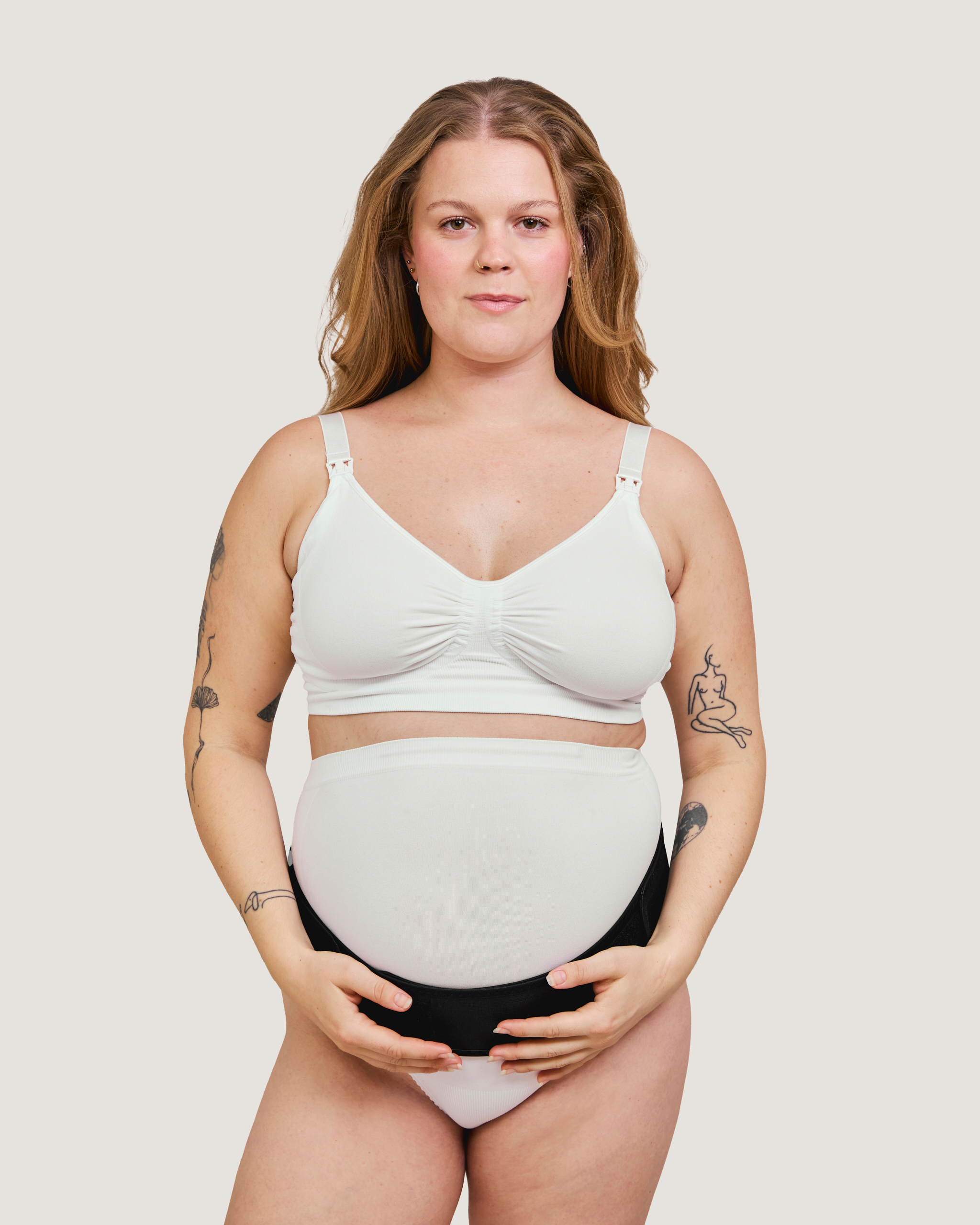 Verstellbarer Bauch-Stützgürtel S / M, Schwarz