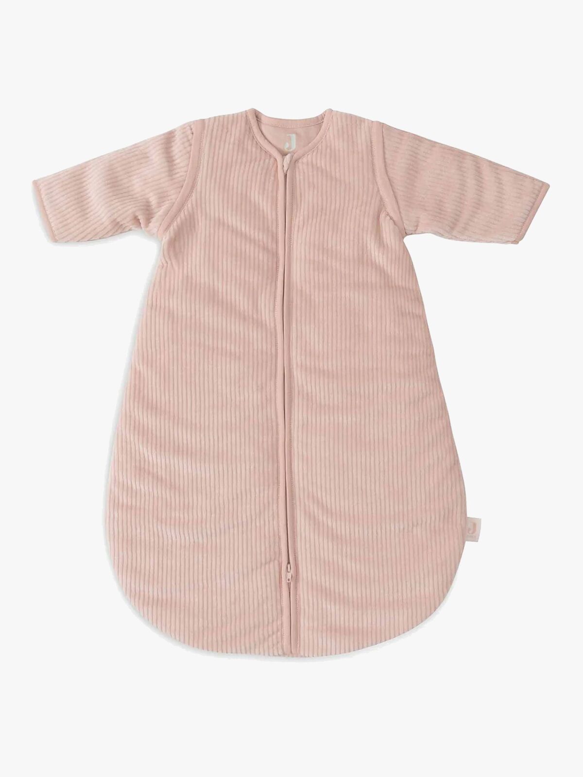 Jollein Schlafsack mit abnehmbaren Ärmeln Rund 90 cm, Rib Wild Rose