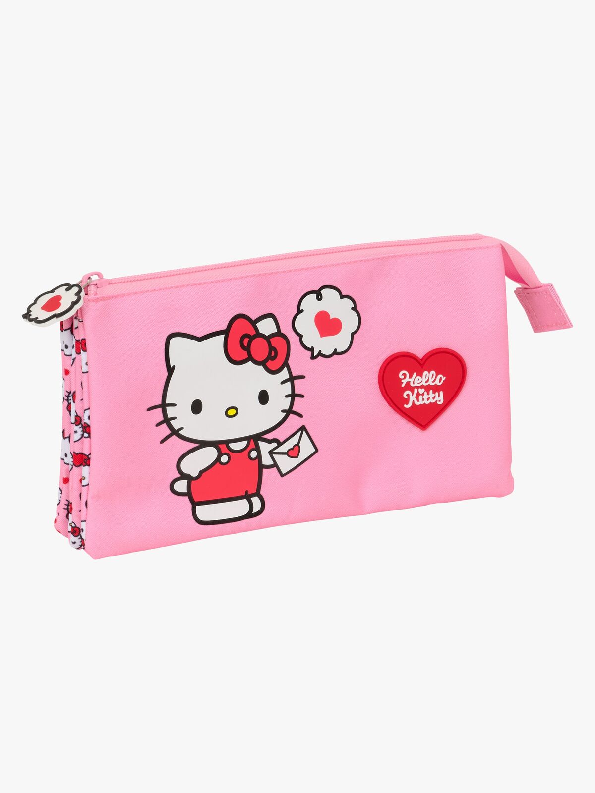 Hello Kitty Dreifach-Federmäppchen, Rosa