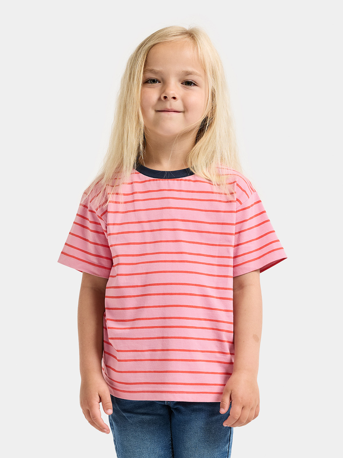 Didriksons Mynta T-Shirt, Le Rand Multi Rouge, 100