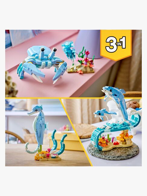 LEGO Creator 31385 Meerestiere: Wunderschöne Delfine