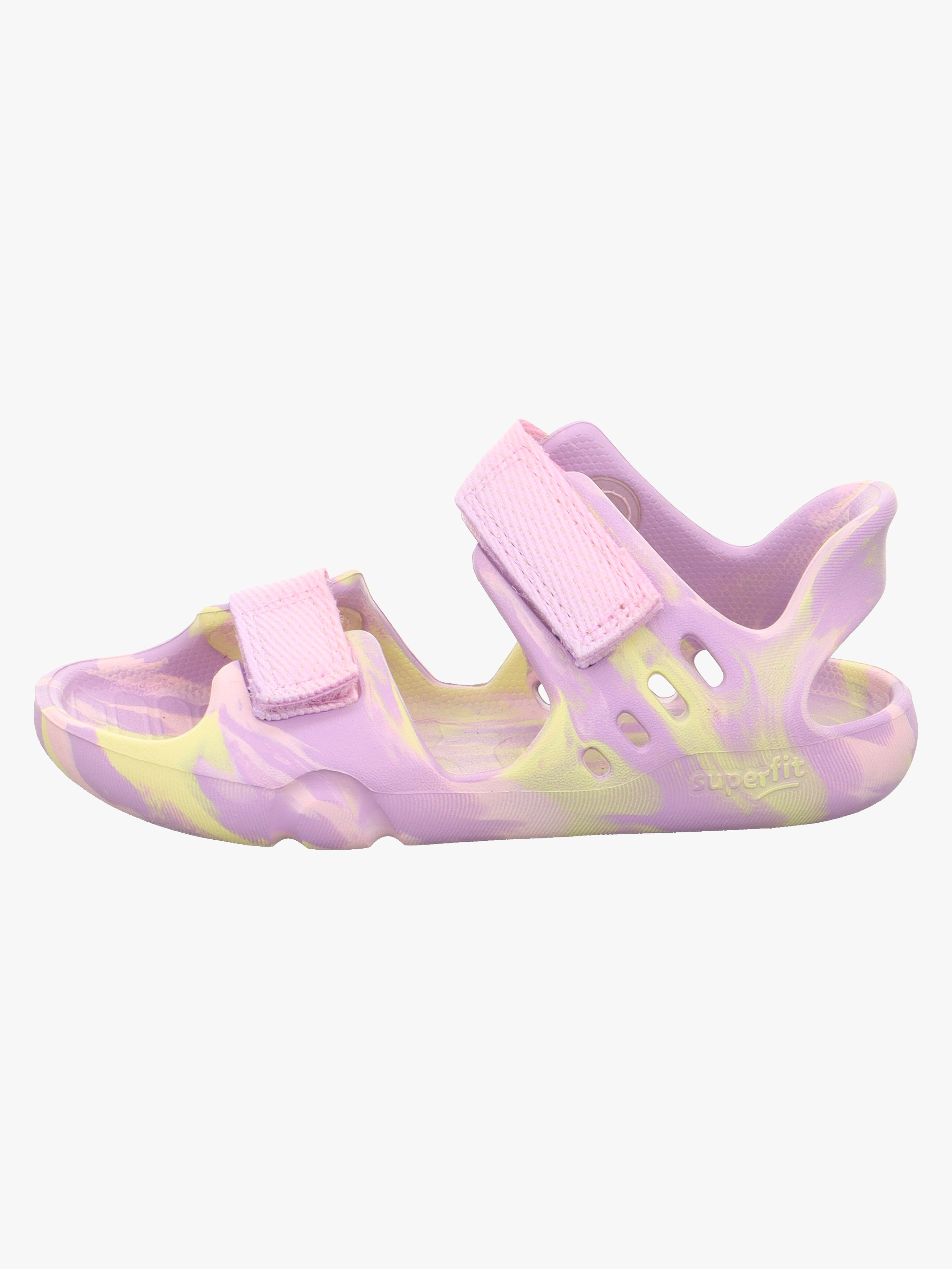 Superfit Splash S Kinder Sandalen, Purple/Yellow, 29