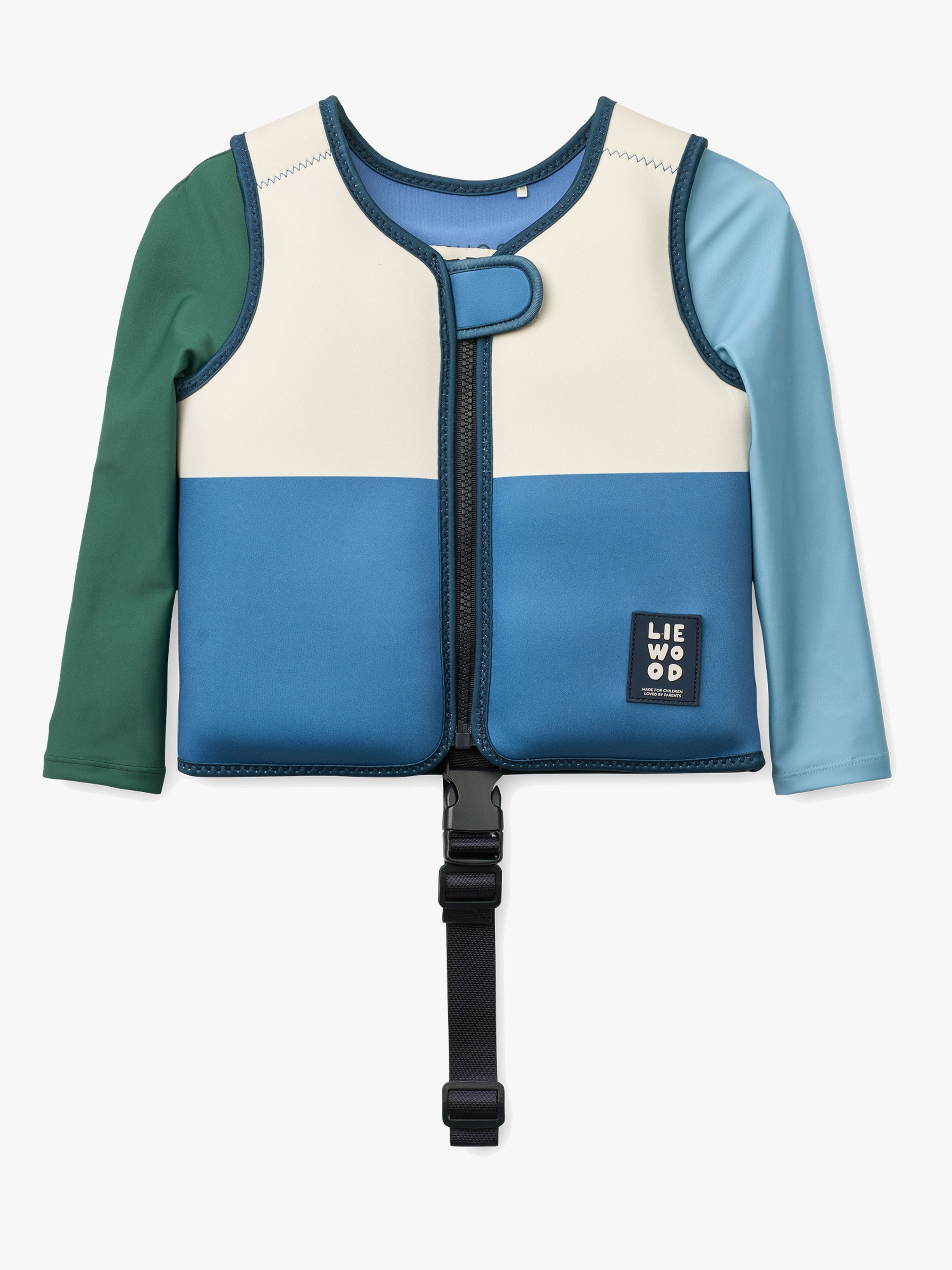 LIEWOOD Dove Schwimmweste mit Ärmeln, Riverside Multi Mix, 11-15 kg