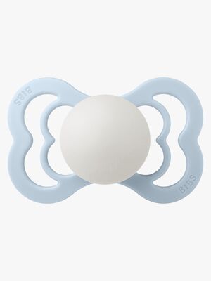BIBS Supreme Schnuller Silikon Gr. 2, Baby Blue Glow