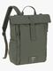 Lässig Rolltop Wickeltasche Rucksack, Olive