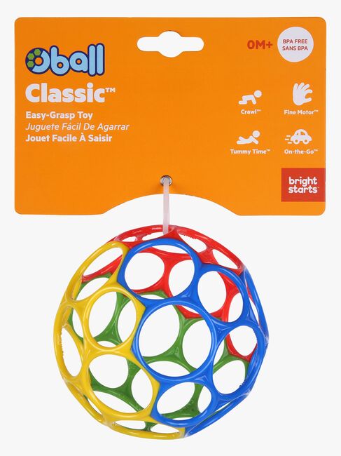 Oball Classic Bold Ball, Rot, Blau, Grün und Gelb