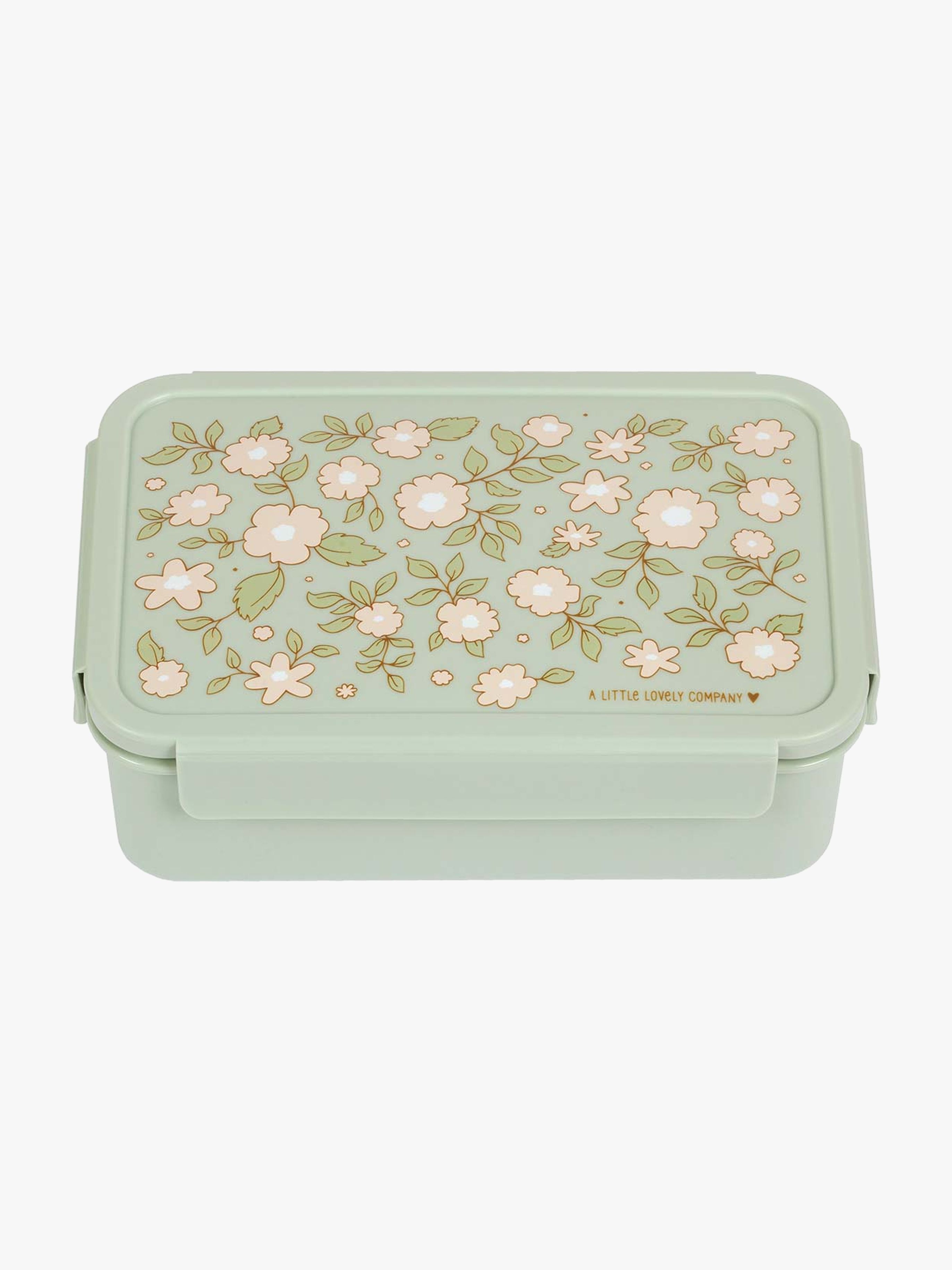 Bento Brotdose, Blüten / Salbei