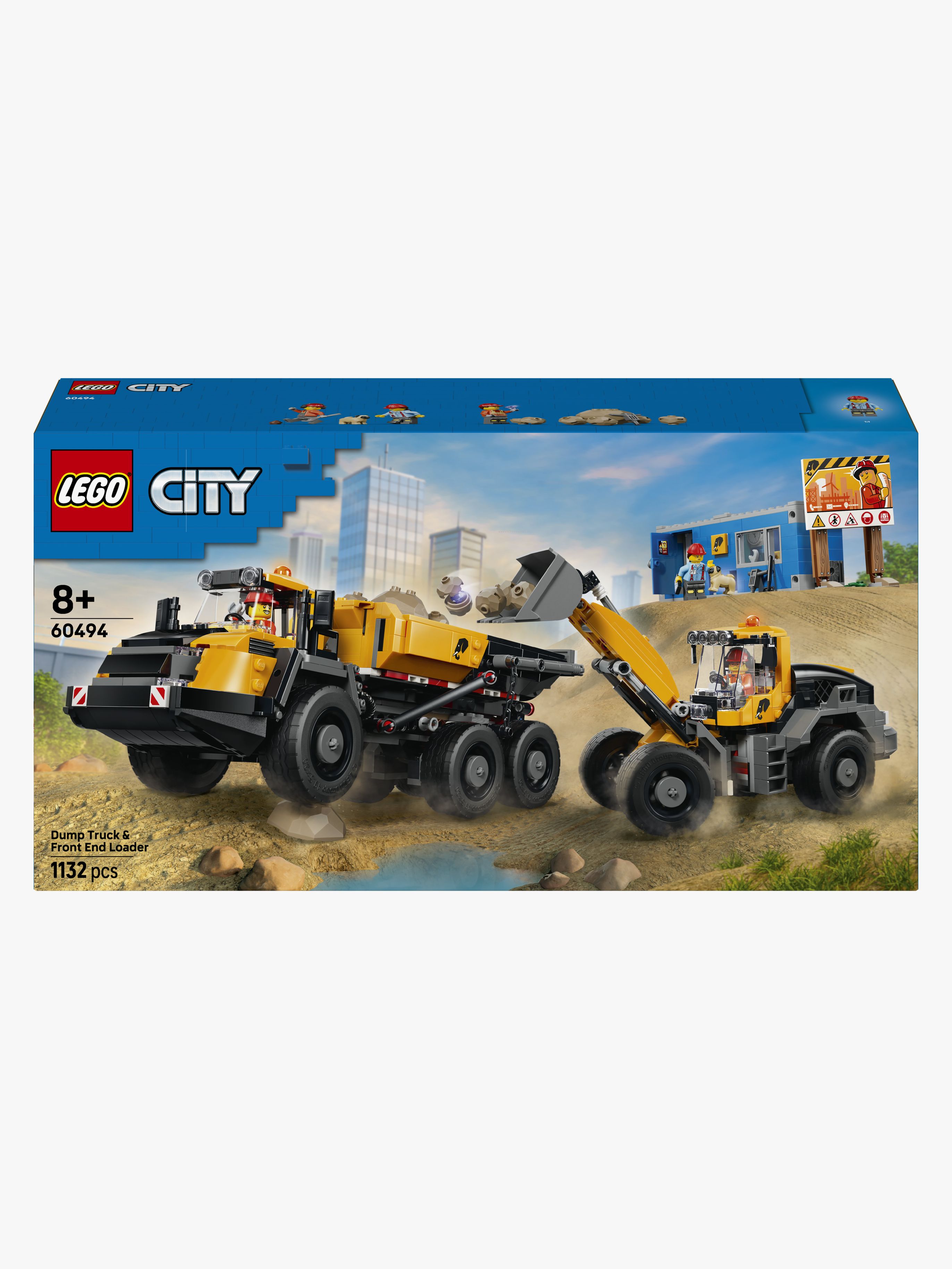 LEGO City 60494 Kipplaster und Schaufellader