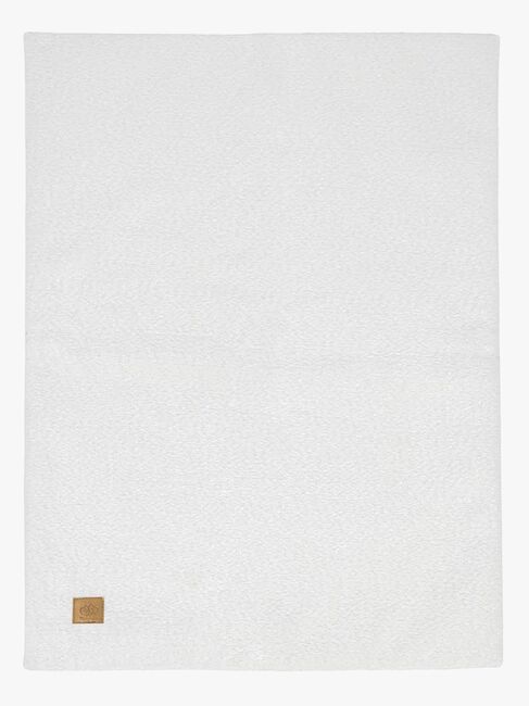 MeowBaby Boucle Babydecke Winter, White