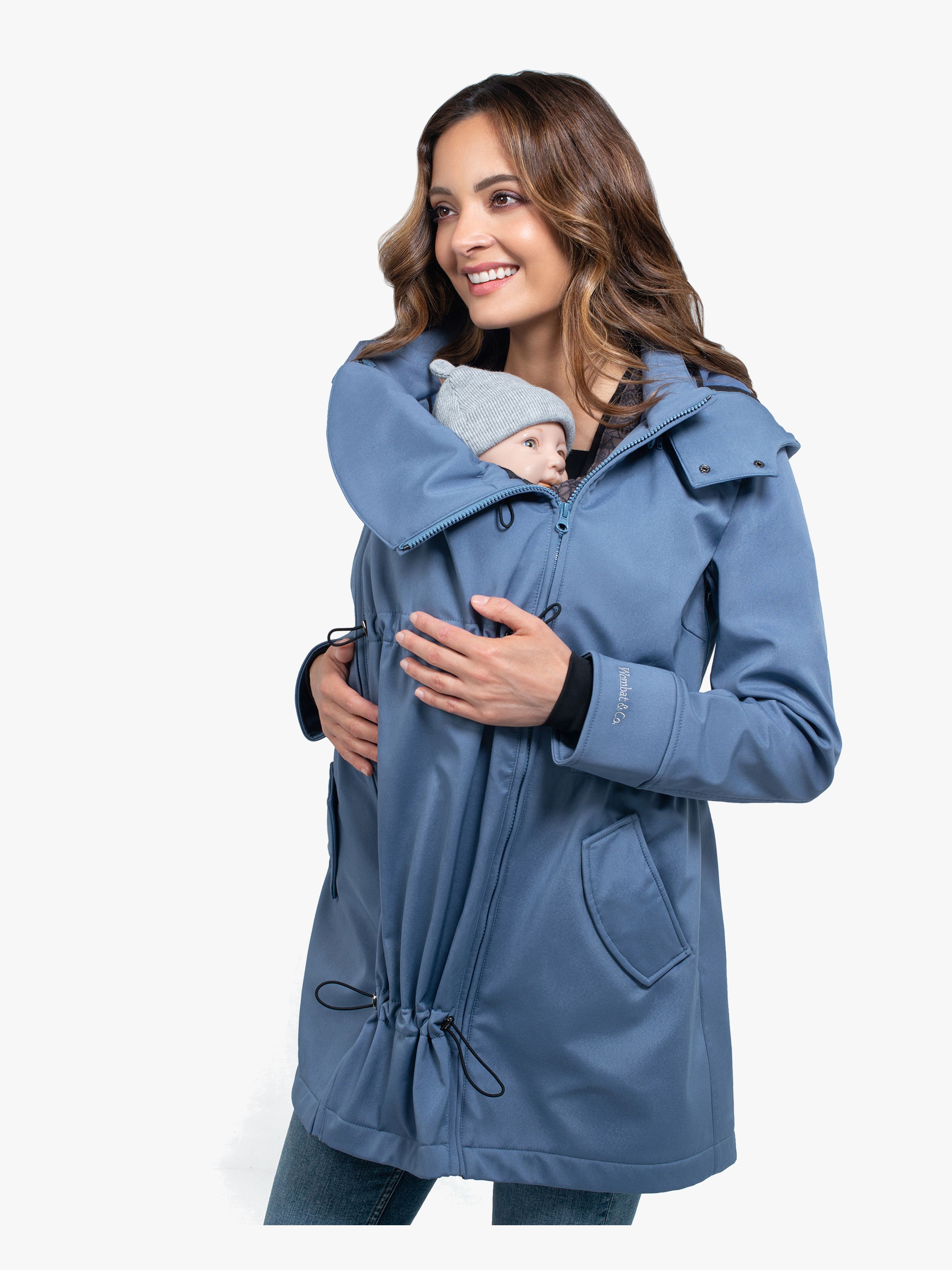 Wombat Softshell Tragejacke, Hellblau, XL