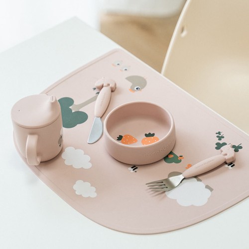 Done By Deer Pigee Silikon Schüssel 2er-Pack, Powder