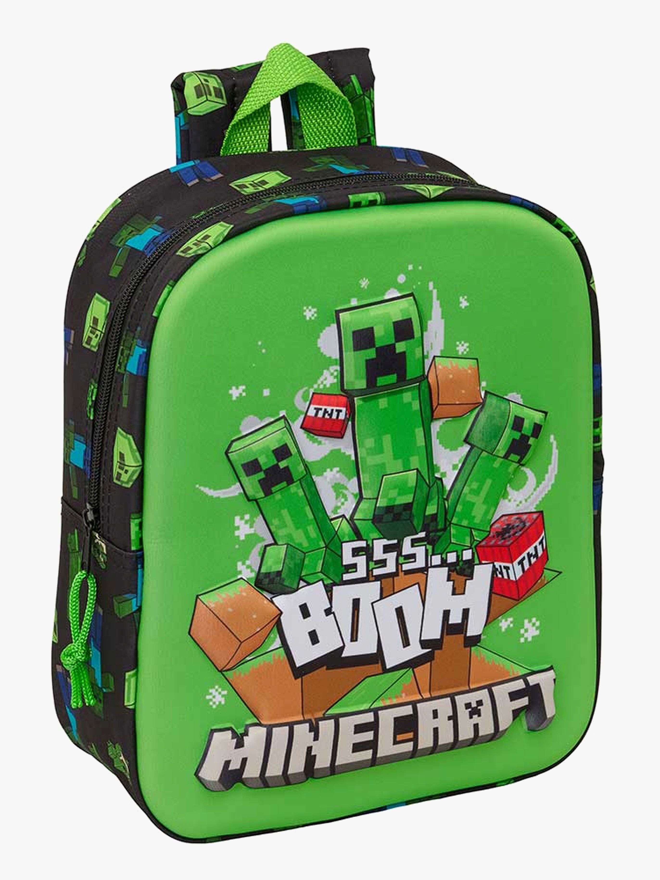 Minecraft Mini 3D Kinder Rucksack 6L, Boom