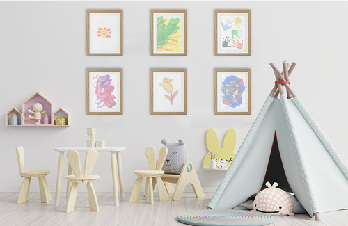 My Little DaVinci Klapp-Rahmen 50 Blatt A3, White