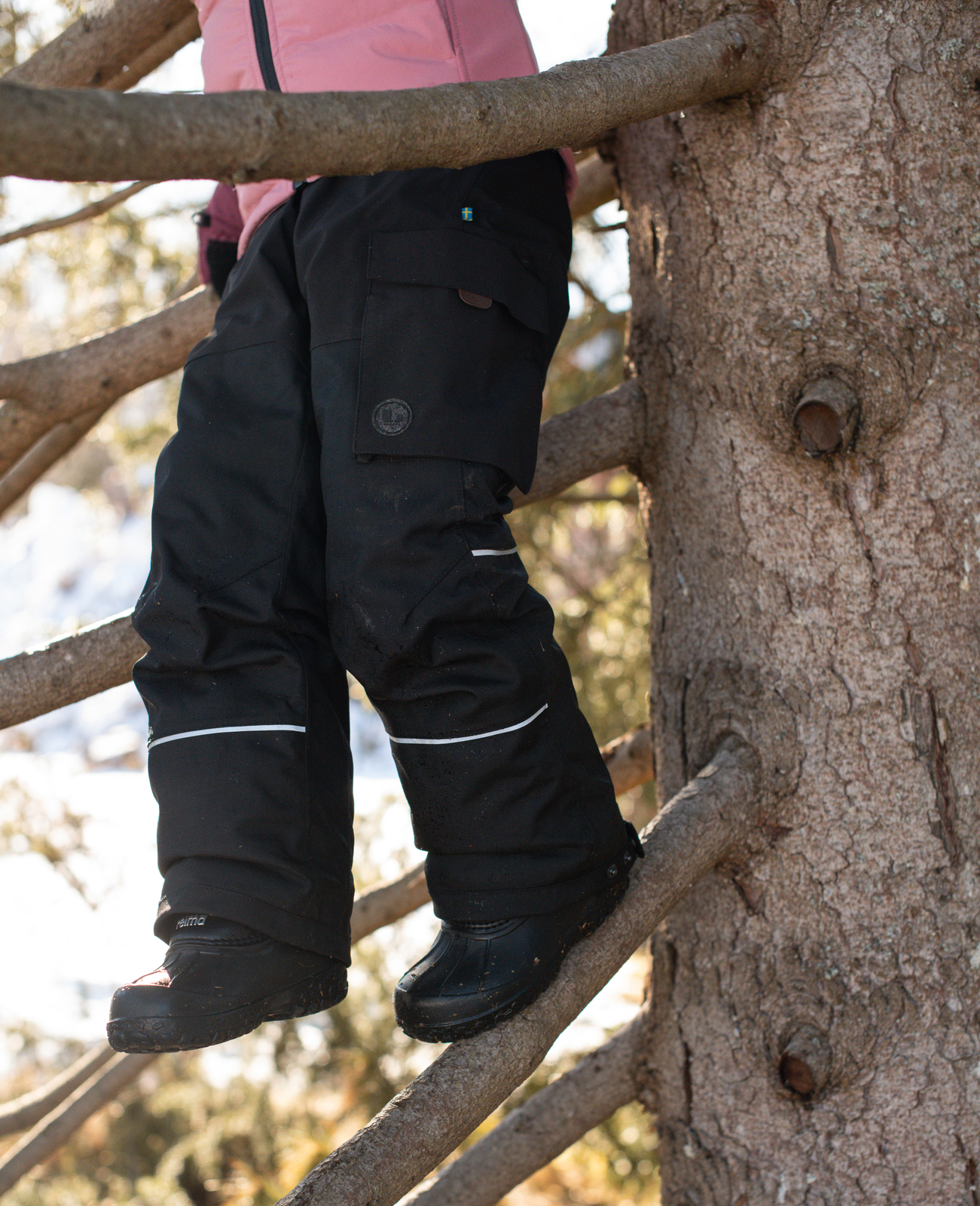 Lindberg Anorak Thermohose, Schwarz