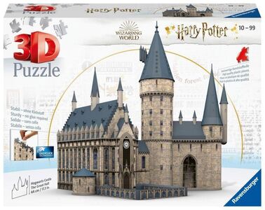 Ravensburger Harry Potter Hogwarts Schloss 3D-Puzzle, 540 Teile
