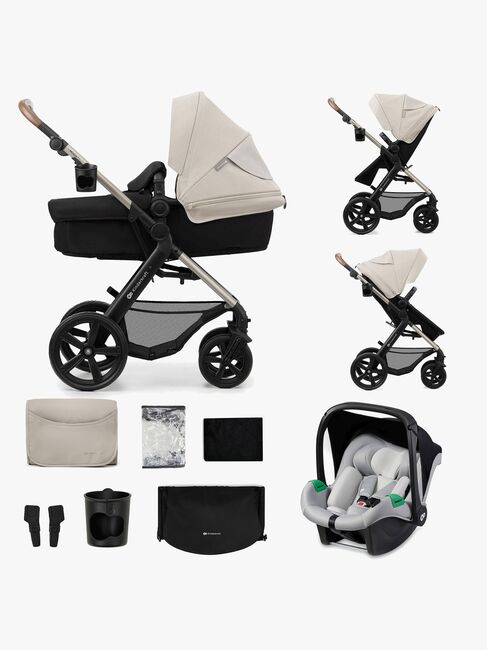 Kinderkraft MOOV 2 3-in-1 Kombikinderwagen, Moonlight Grey