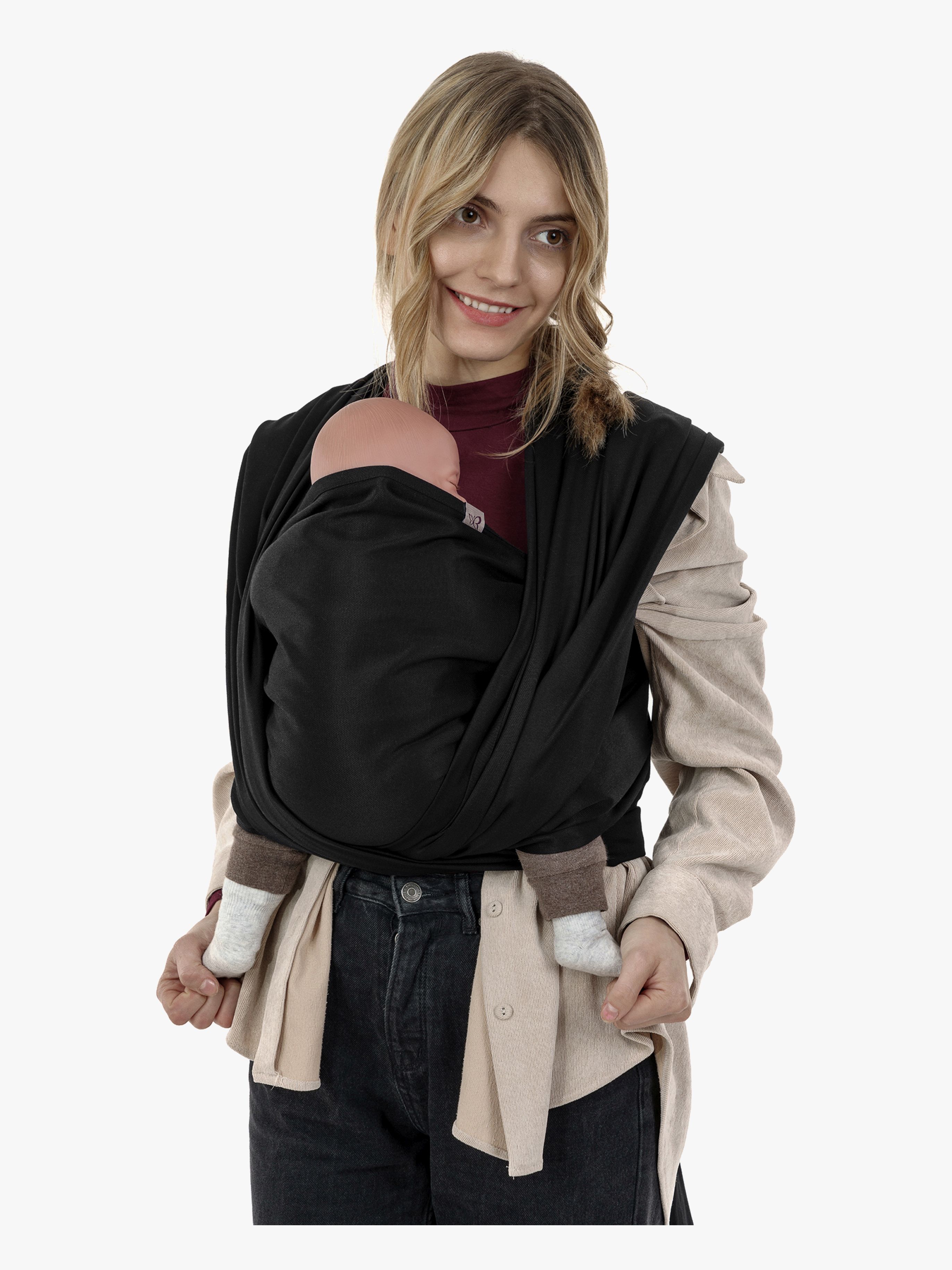 Wrap Tragetuch, Chevron / Black