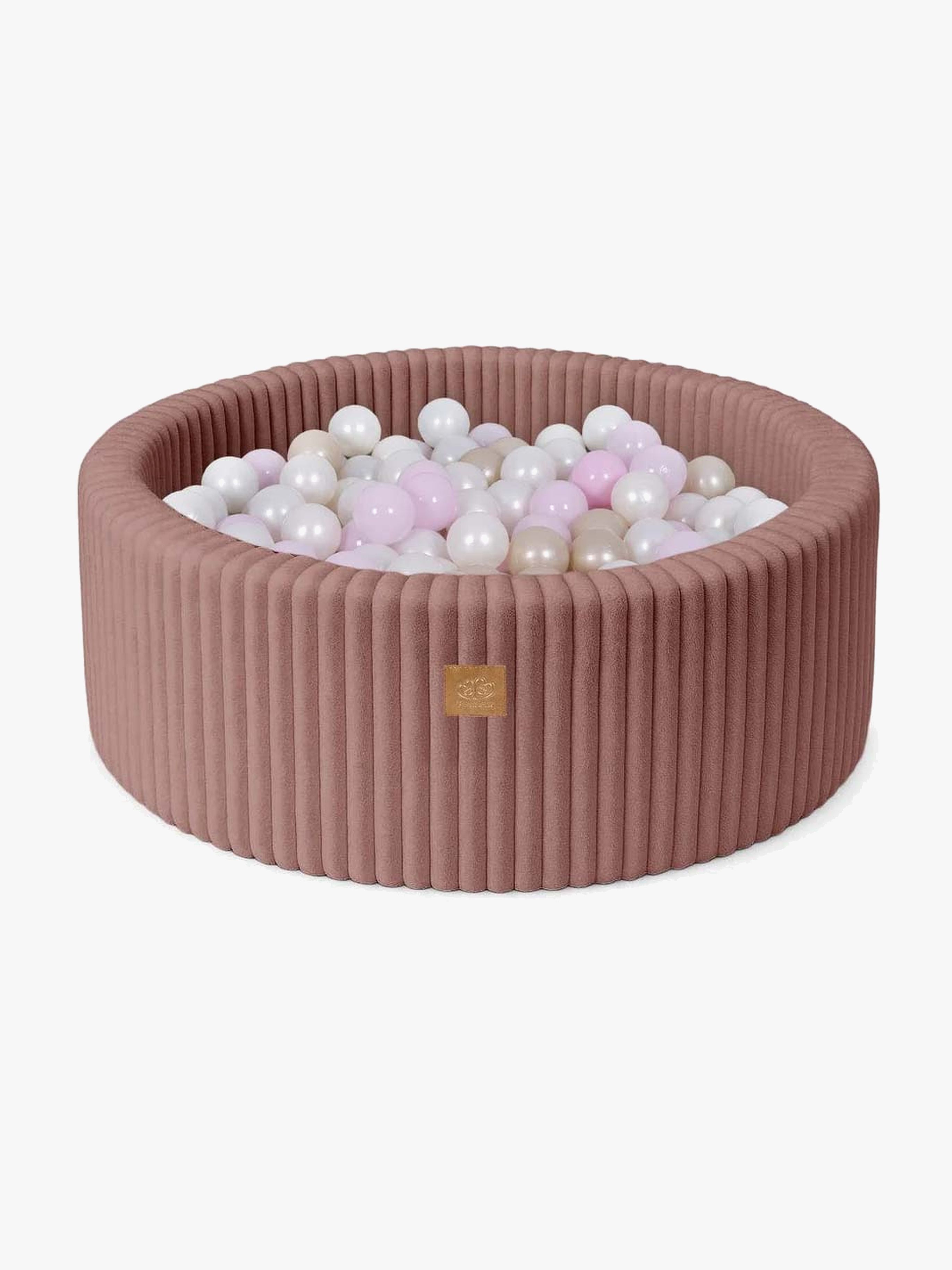 MeowBaby Churros Bällebad Ruby Pink, Pink/Gold