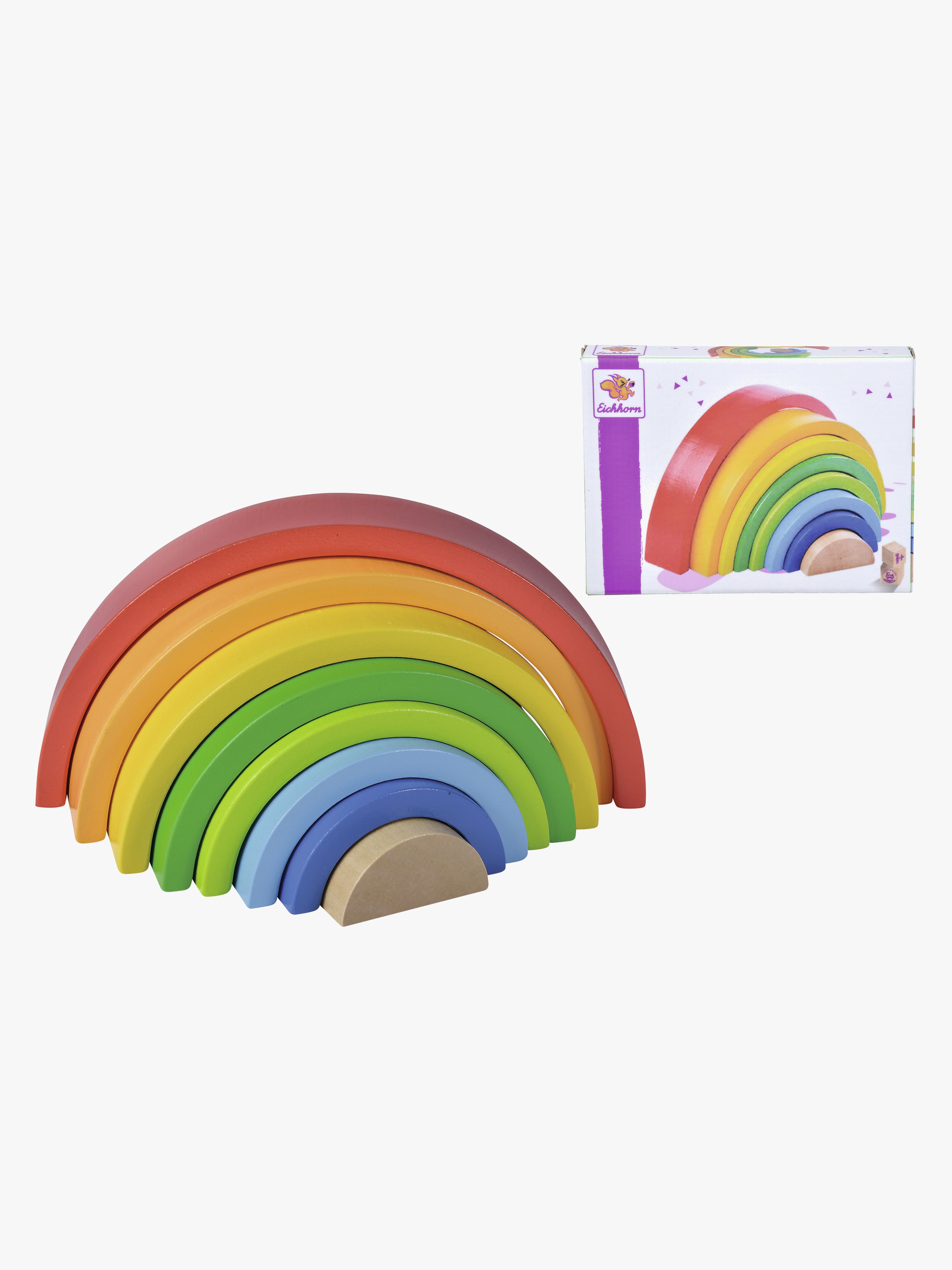 Stapelwürfel Regenbogen, Babyspielzeug