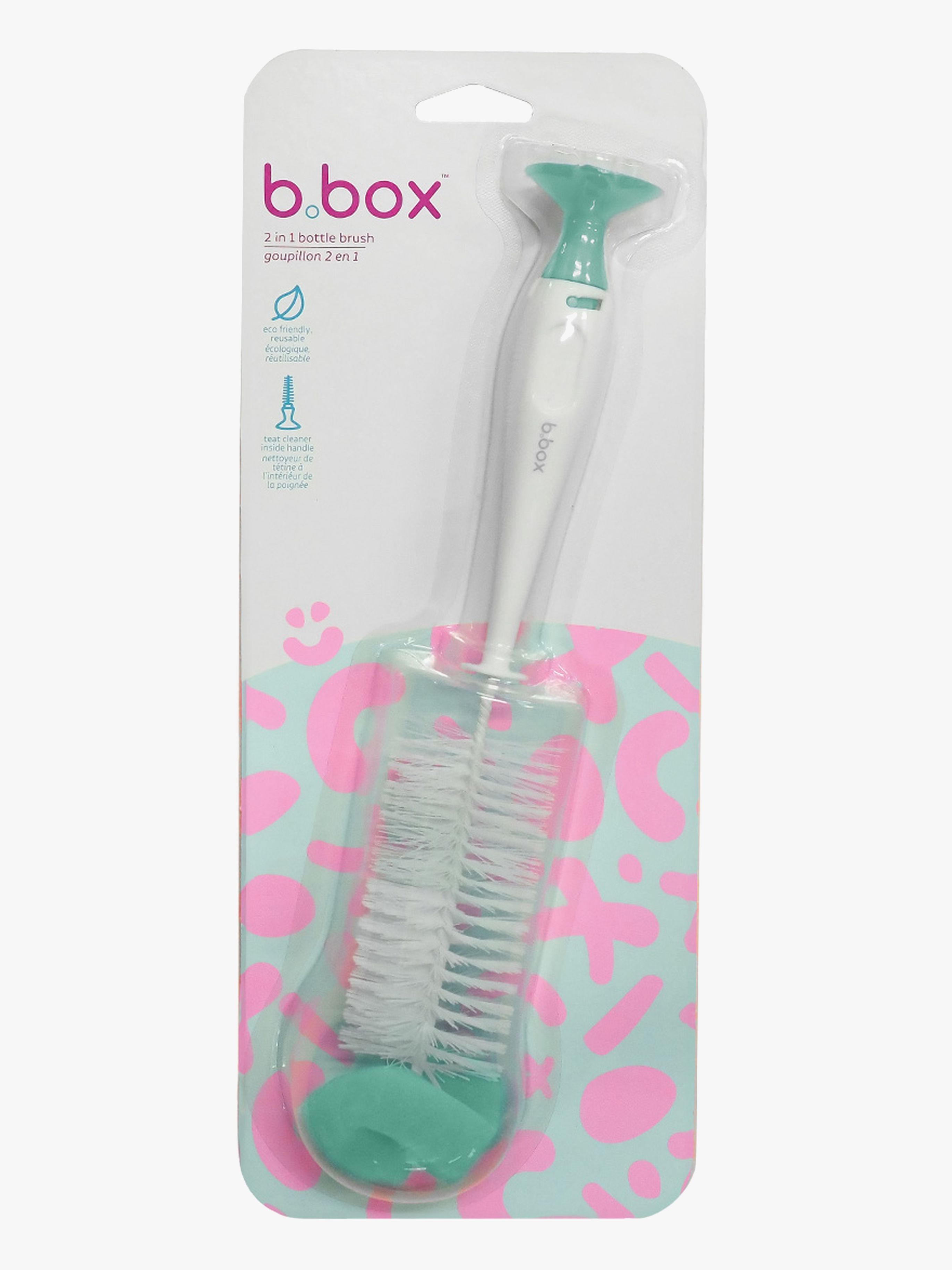 b.box 2-in-1 Flaschenbürste, Ocean