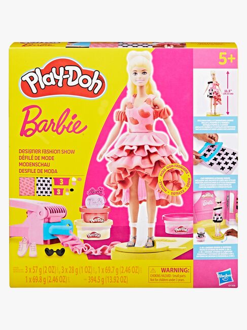 Play-Doh Barbie Knete mit Puppe Designer-Modenschau