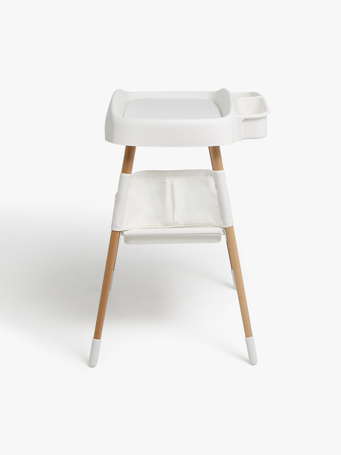Beemoo CARE Nordic Wickeltisch, White/Wood