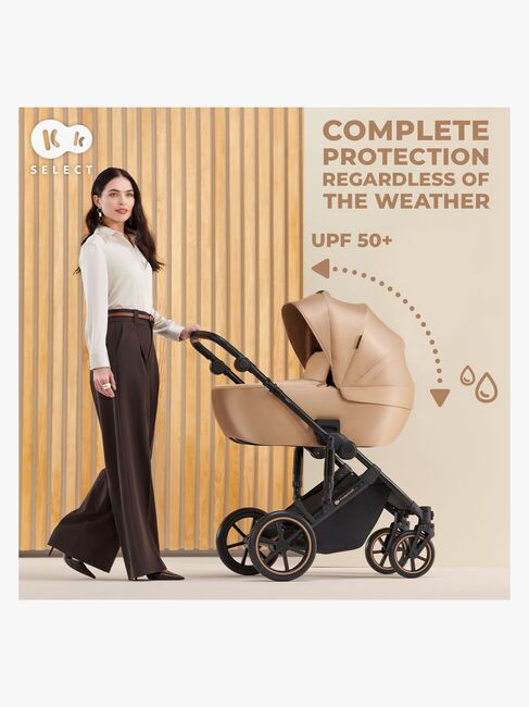 Kinderkraft Prime 2 2-in-1 Kombikinderwagen, Shadow Grey