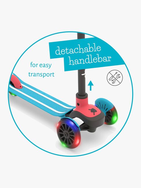 Chillafish Scotti Glow Tretroller, Blue