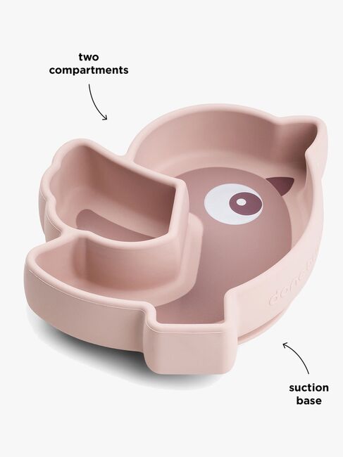 Done By Deer Stick & Stay Silikonteller Birdee, Powder