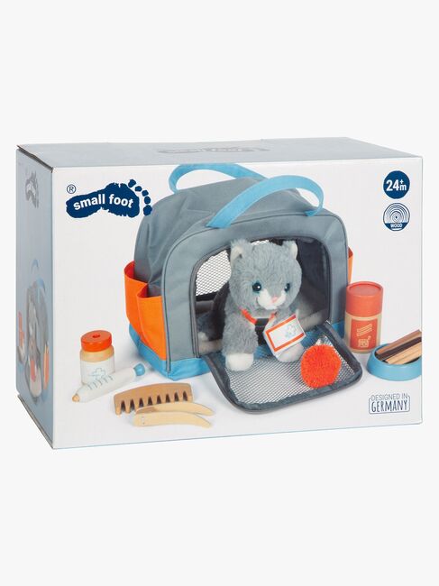 Small Foot Katze mit Tasche und Pflegeset