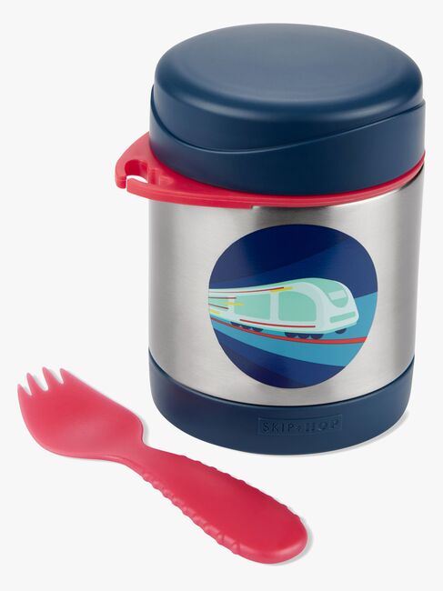 Skip Hop Spark Style Thermobehälter Zug, Dunkelblau